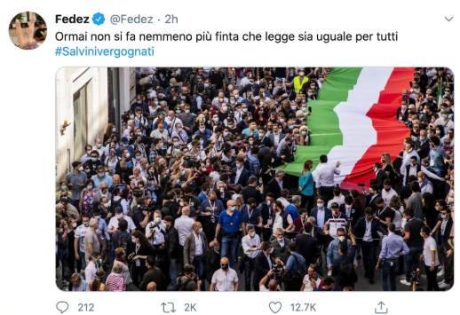 2 giugno fedez salvini