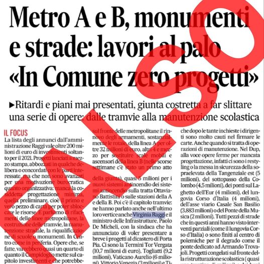 FALSO metro e strade roma