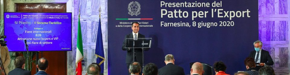 Imagoeconomica Farnesina scommette sullexport