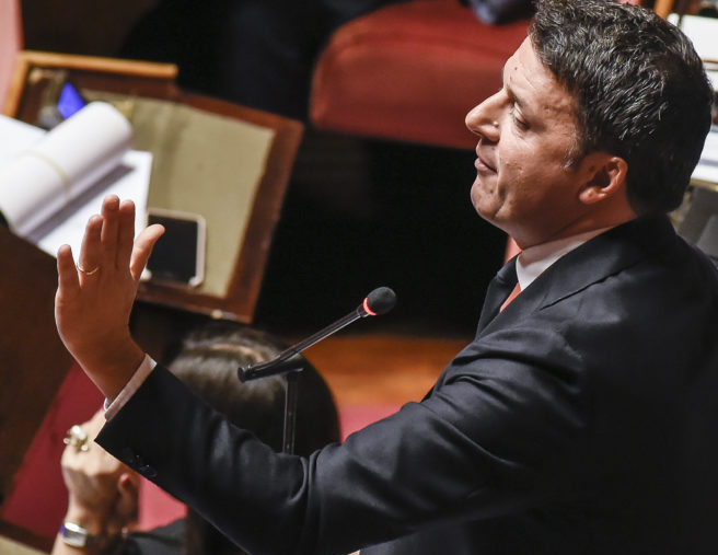 Imagoeconomica renzi e costituzione