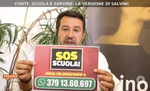 Matteo Salvini 1 propaganda fake scuola