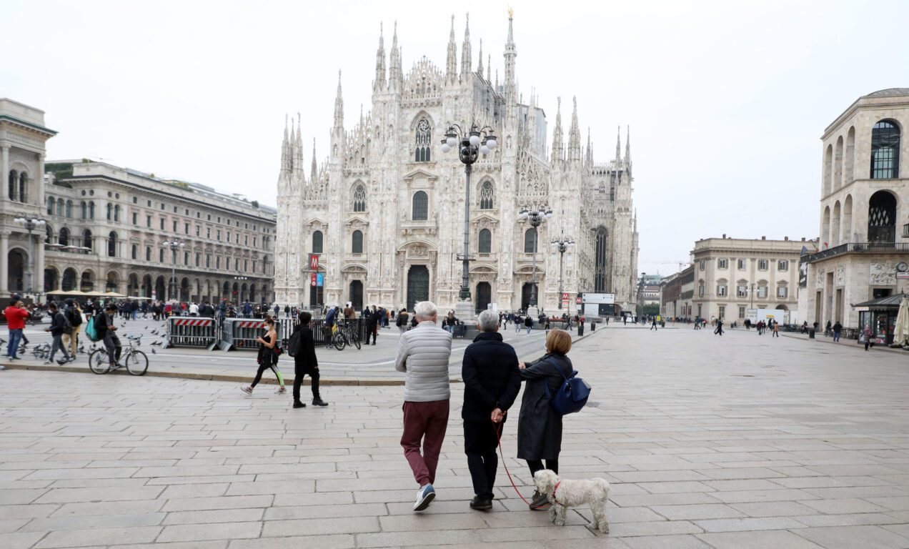 PIAZZA DUOMO MILANO zona rossa