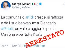 Pittelli appena eletto gia arrestato fdi