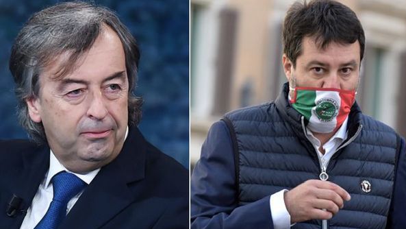 burioni contro salvini su Covid