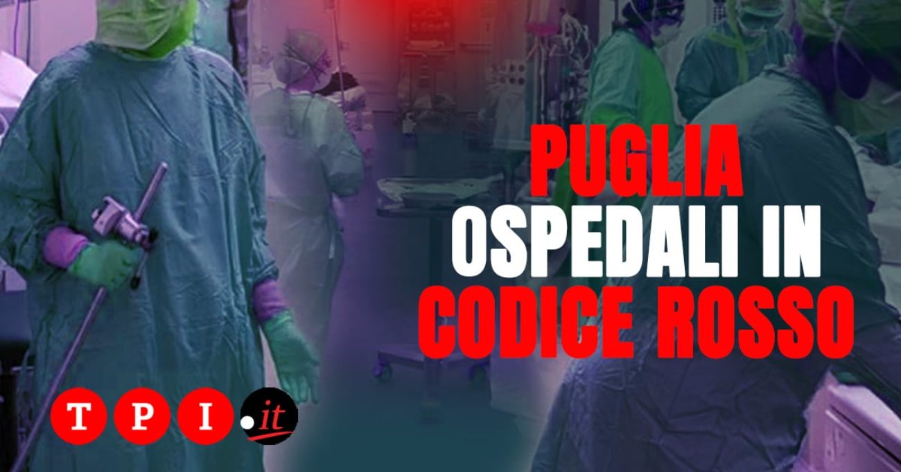 covid puglia OSPEDALI ROSSO