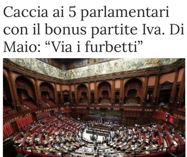 di maio furbetti 600euro