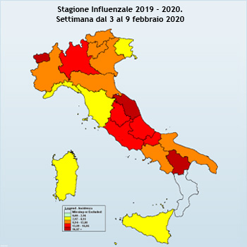 influenza stagionale italia 2020