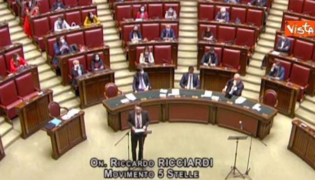 intervento di Riccardo Ricciardi M5s