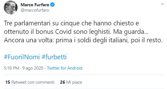 marco furfaro 5 deputati bonus partite iva