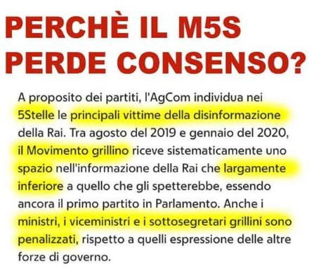 perche M5S perde consenso Agcom