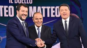 renzi con salvini matteo