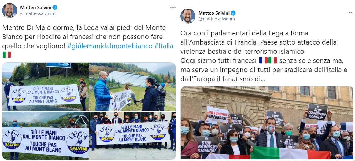 salvini cambia idea francesi monte bianco 1