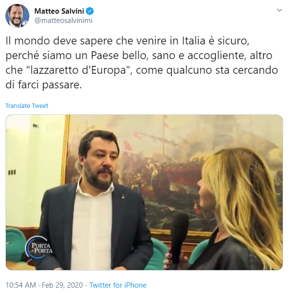 salvini coronavirus aprire tutto 7