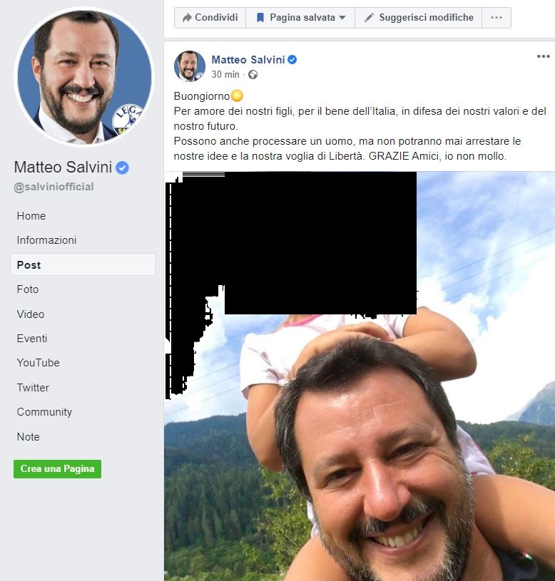 salvini mirta figli piccoli