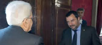 salvini e mattarella AGI