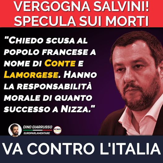 salvini vergonati speculi sui morti francia nizza Berlino