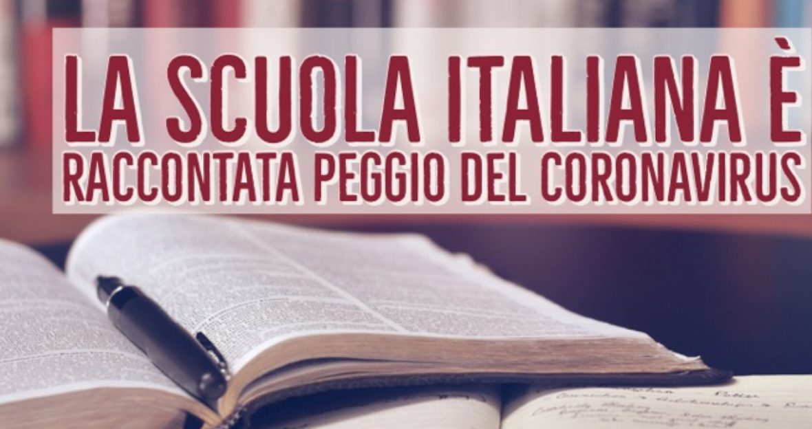 scuola raccontata peggio corona virus