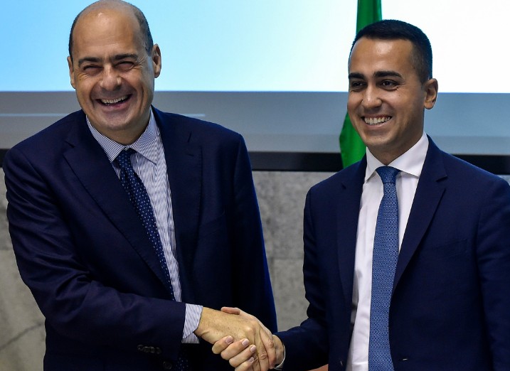 zingaretti di maio mani